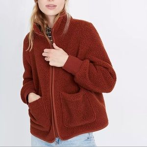 NWT Madewell Polartec Fleece Zip Up Jacket